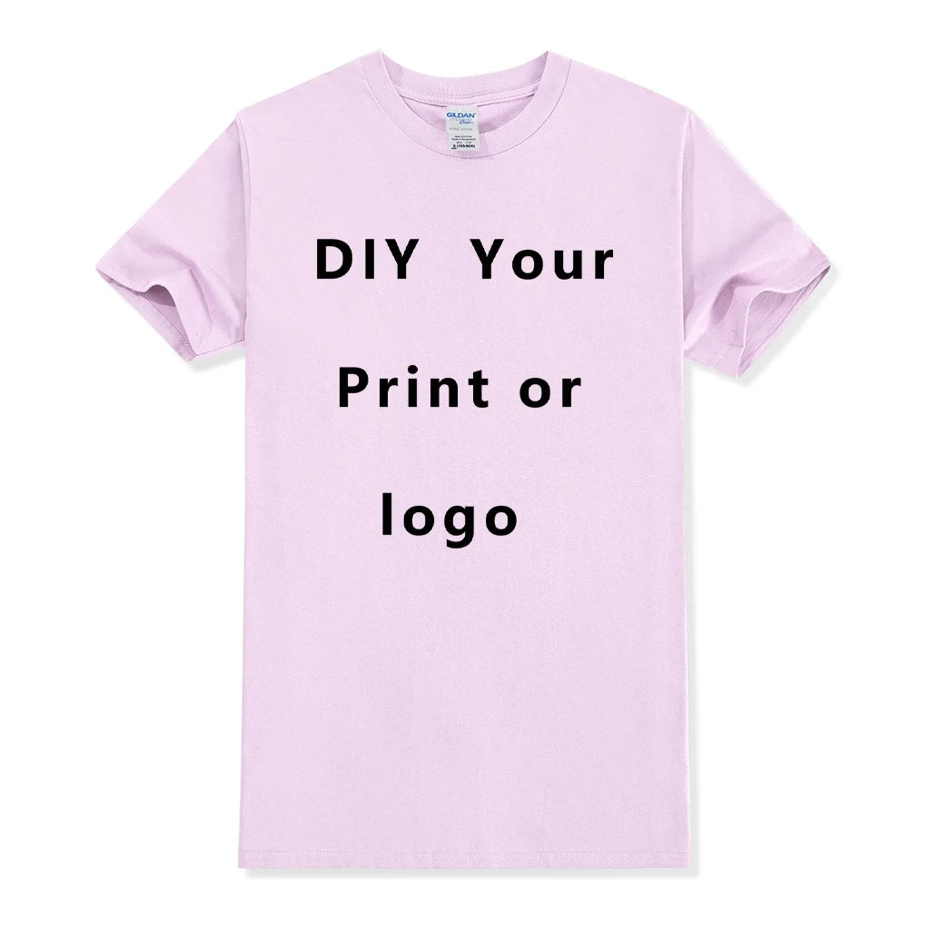 ADULT 100% Cotton Custom Logo T Shirt