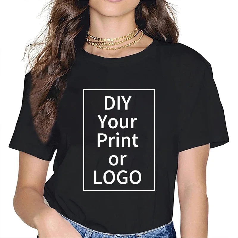 ADULT 100% Cotton Custom Logo T Shirt
