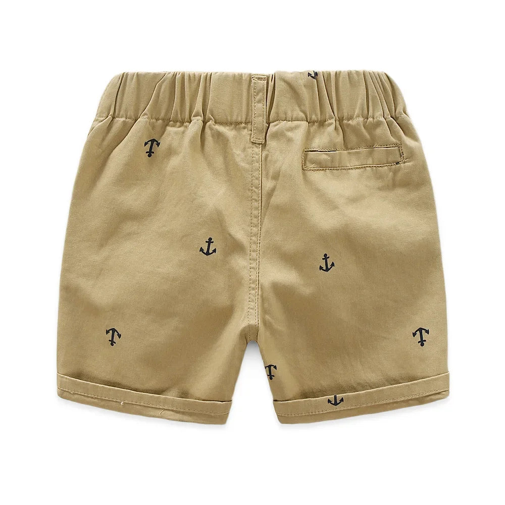 Allover Anchor Print Shorts