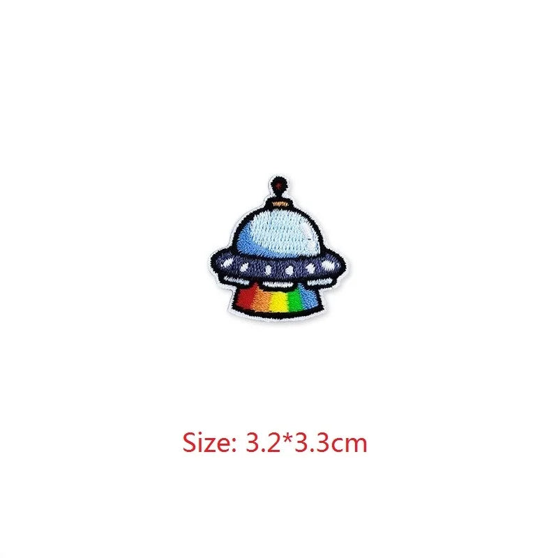 Choose from Astronaut & Space themed Iron on Patches