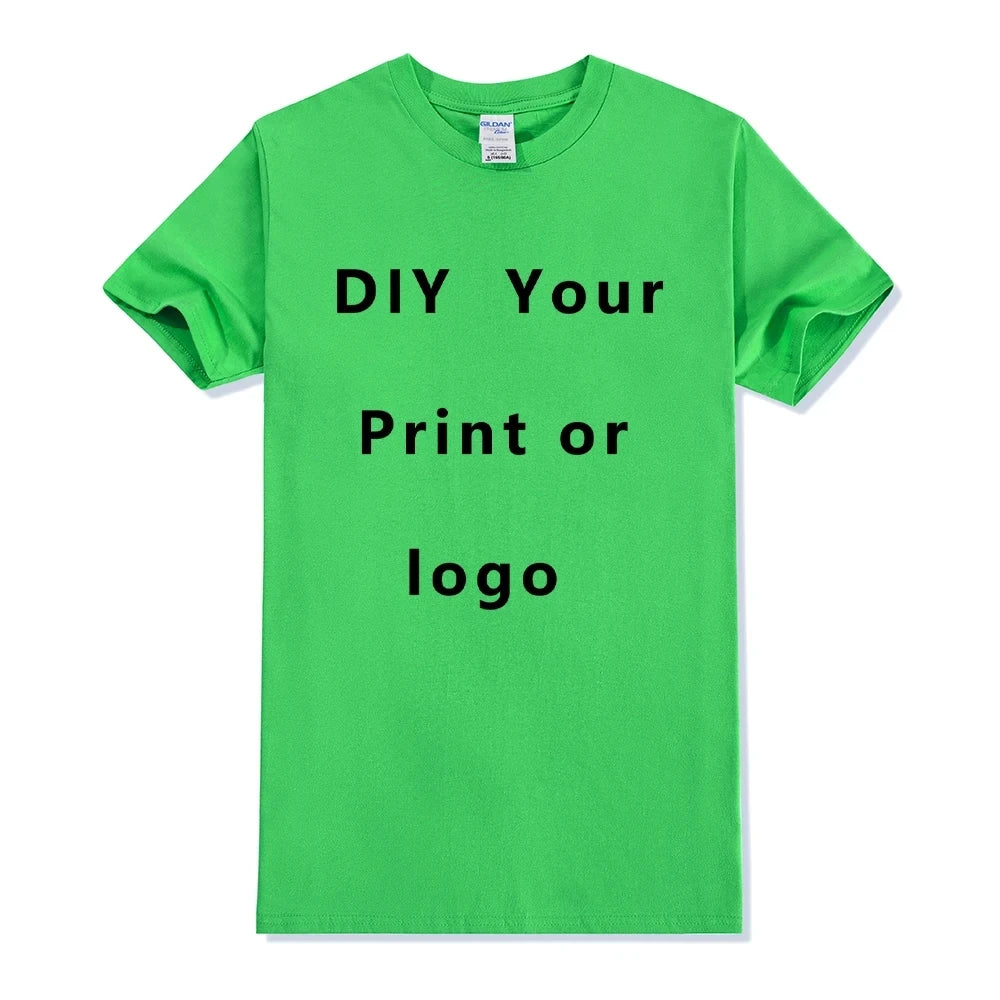 ADULT 100% Cotton Custom Logo T Shirt