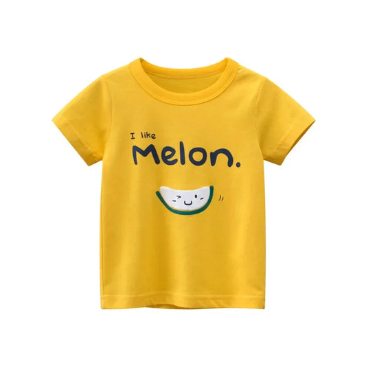 Girls Short Sleeve Melon T Shirt