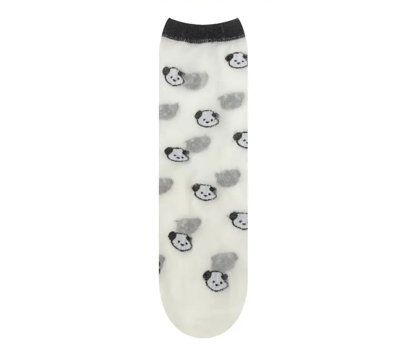 Ultra-thin Ankle socks with contrast tipping
