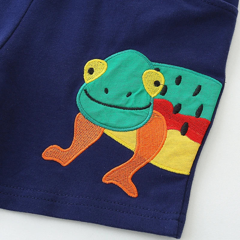 Shorts with Lizard print