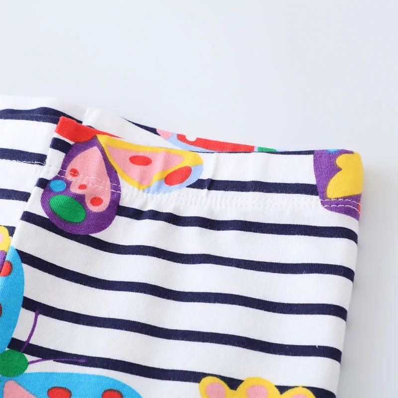 Striped Butterflies Leggings