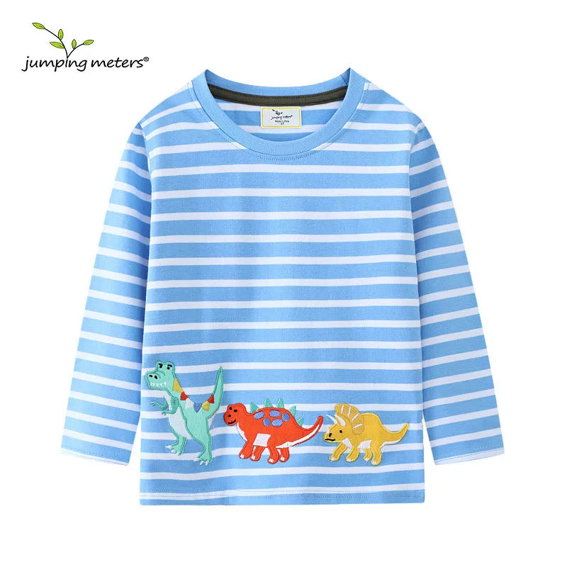 Triple Dinosaur Long Sleeve T Shirt