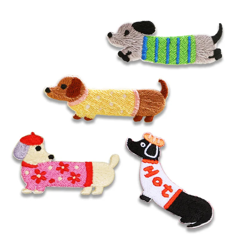 Choose from Dachshund Dog Iron-on Patches