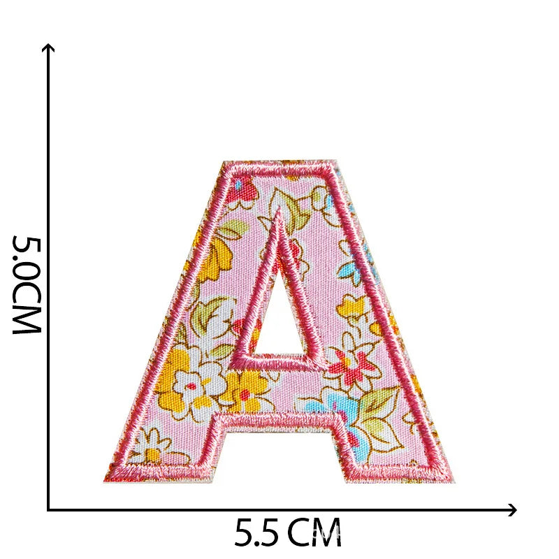 Alphabet Iron on Patches