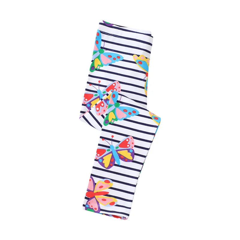 Striped Butterflies Leggings