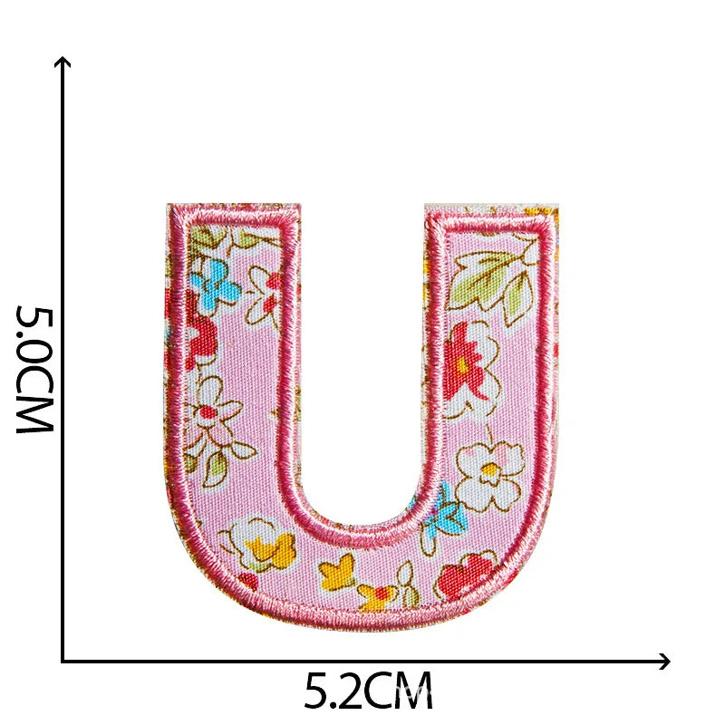 Alphabet Iron on Patches