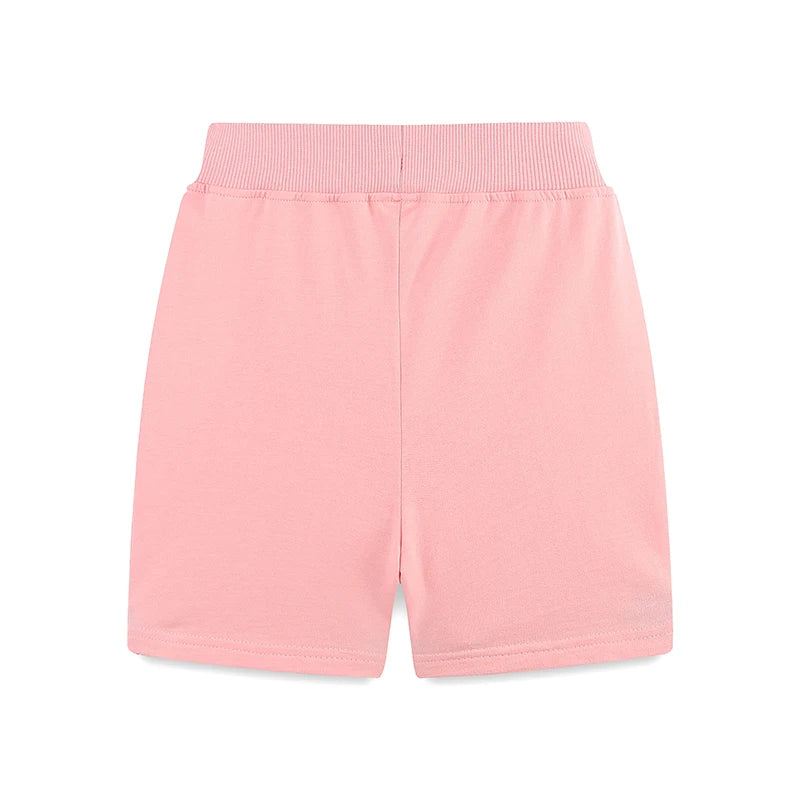 Girls Shorts - Embroidered Flowers