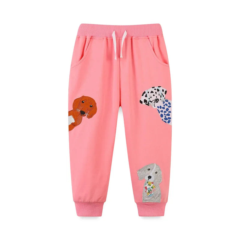 Girls Joggers - Dogs