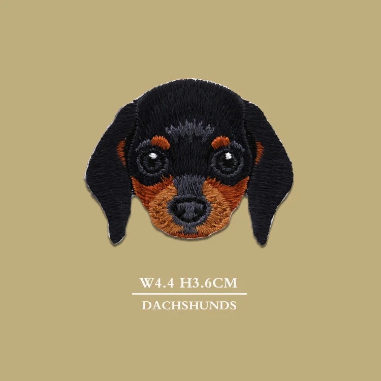 Choose from your favourite Small Dog Iron On Patches