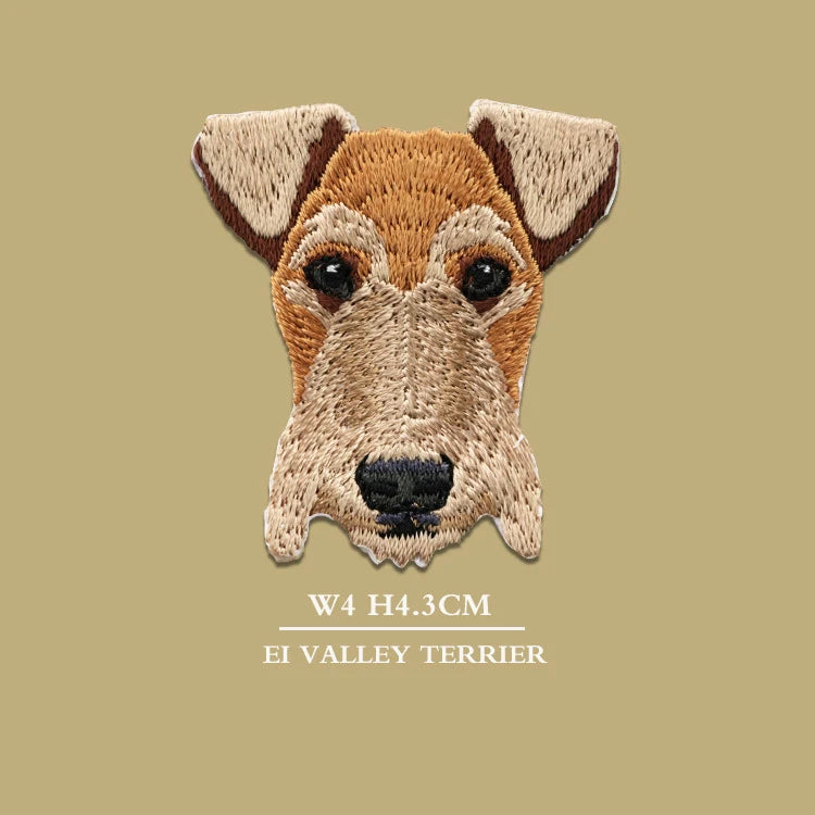Choose from your favourite Small Dog Iron On Patches