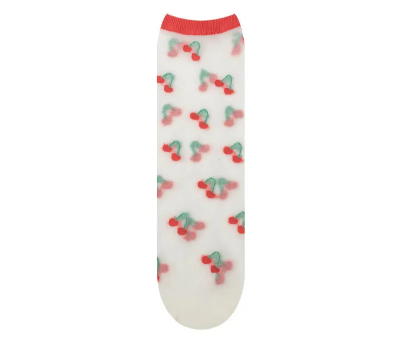 Ultra-thin Ankle socks with contrast tipping
