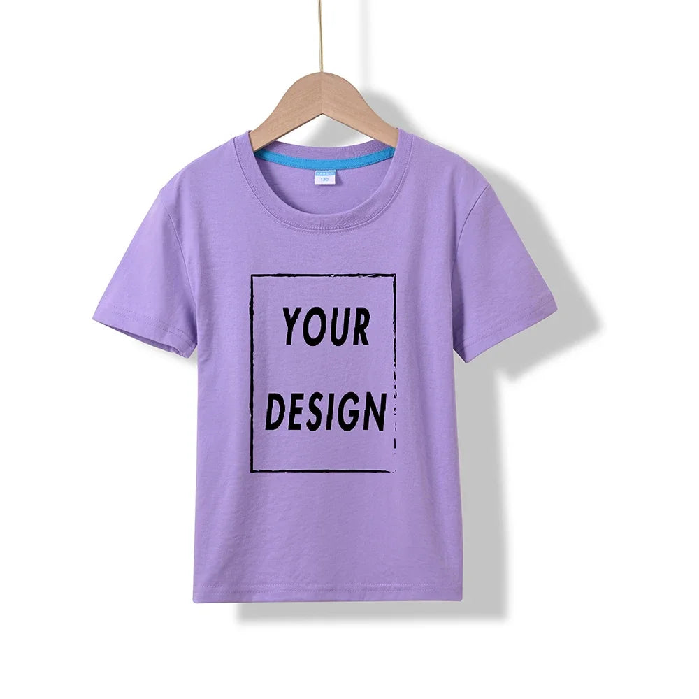 KIDS Cotton Logo T Shirt