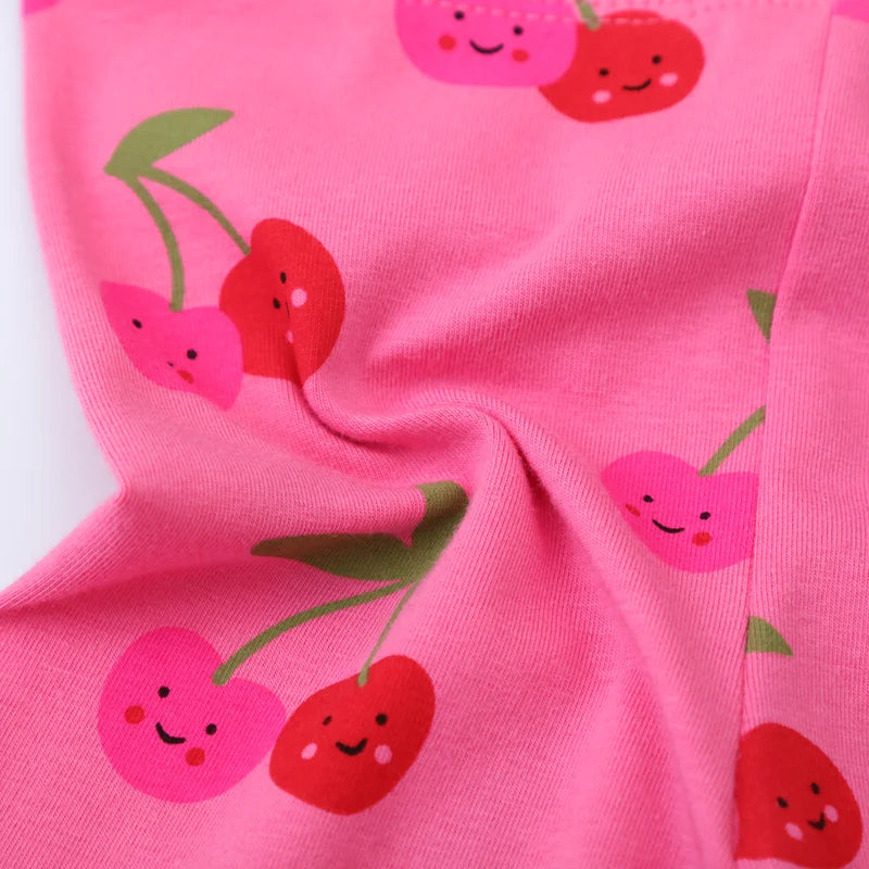 Girls Happy Cherry Leggings