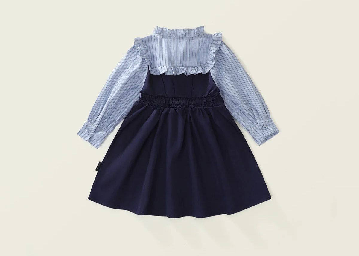 Girl Yoke Frill Dress