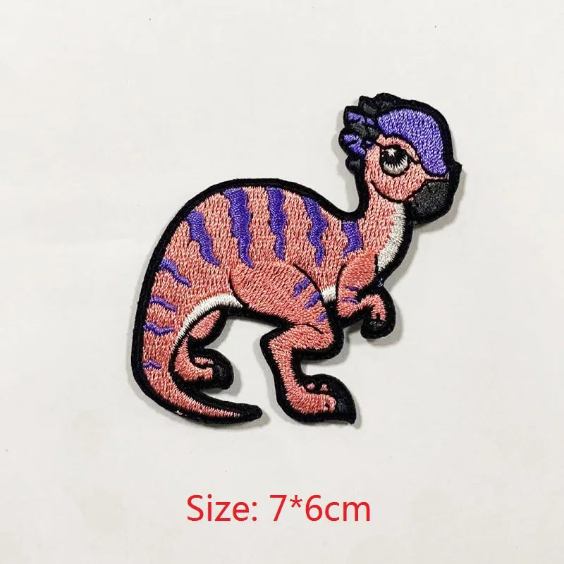 Choose from Dinosaur Iron-on Clothes Patches