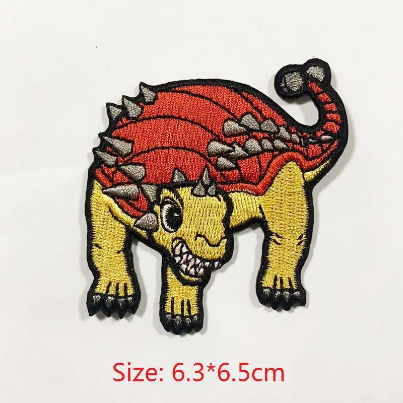 Choose from Dinosaur Iron-on Clothes Patches