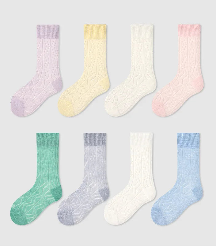 4 Pack Mid Calf Socks