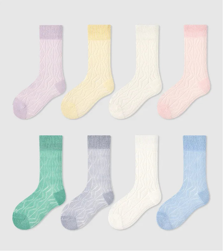 4 Pack Mid-Calf Socks