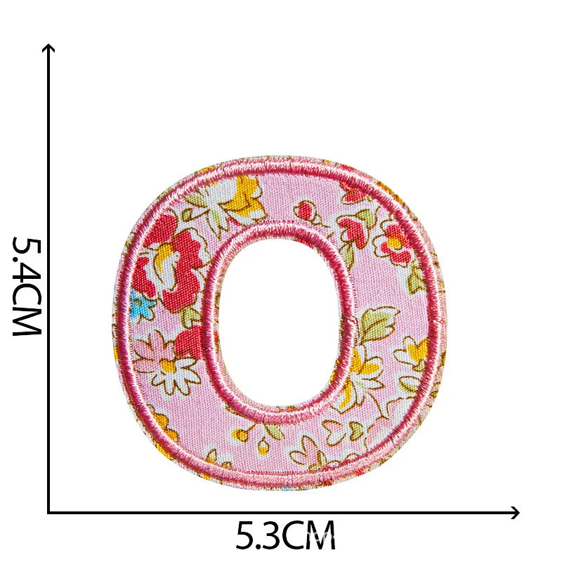 Alphabet Iron on Patches