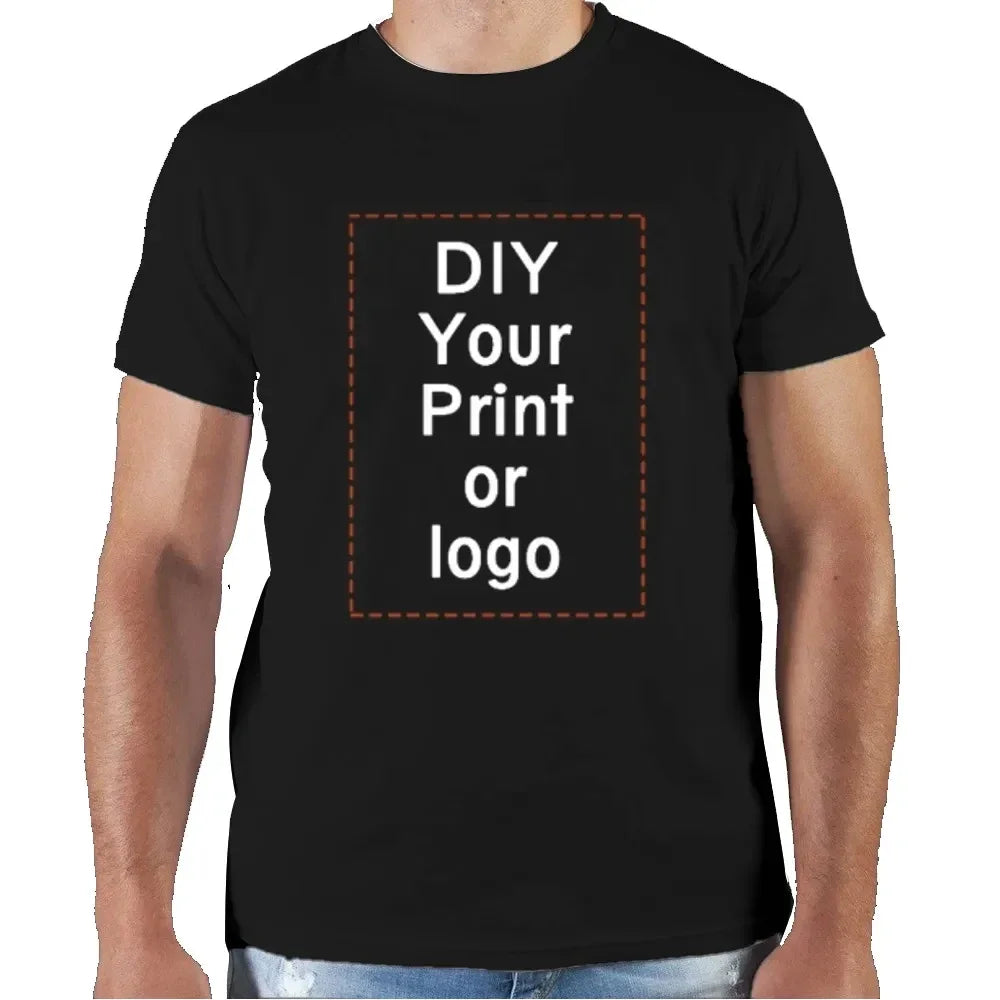 ADULT 100% Cotton Custom Logo T Shirt