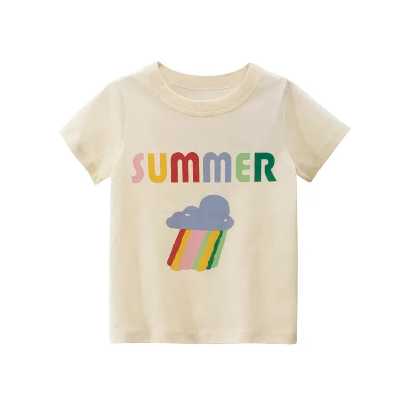 Girls Short Sleeve Summer T Shirts