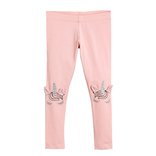 Girls Leggings - Pink Unicorn