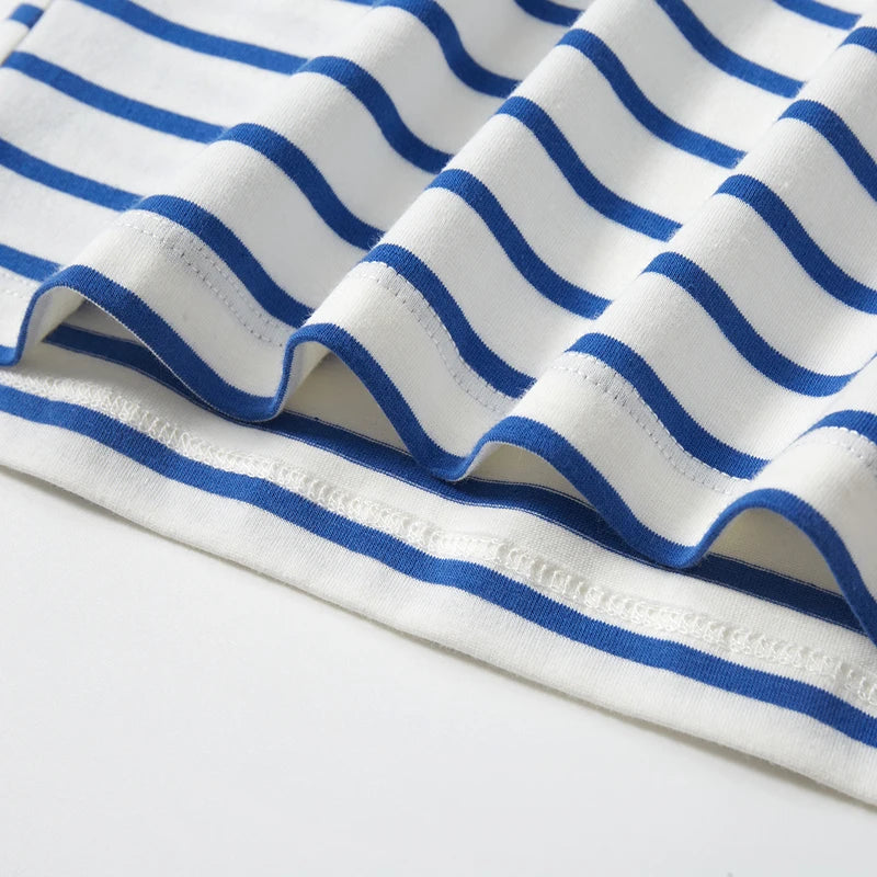 Girls Collared Stripey T Shirt - Ladybird