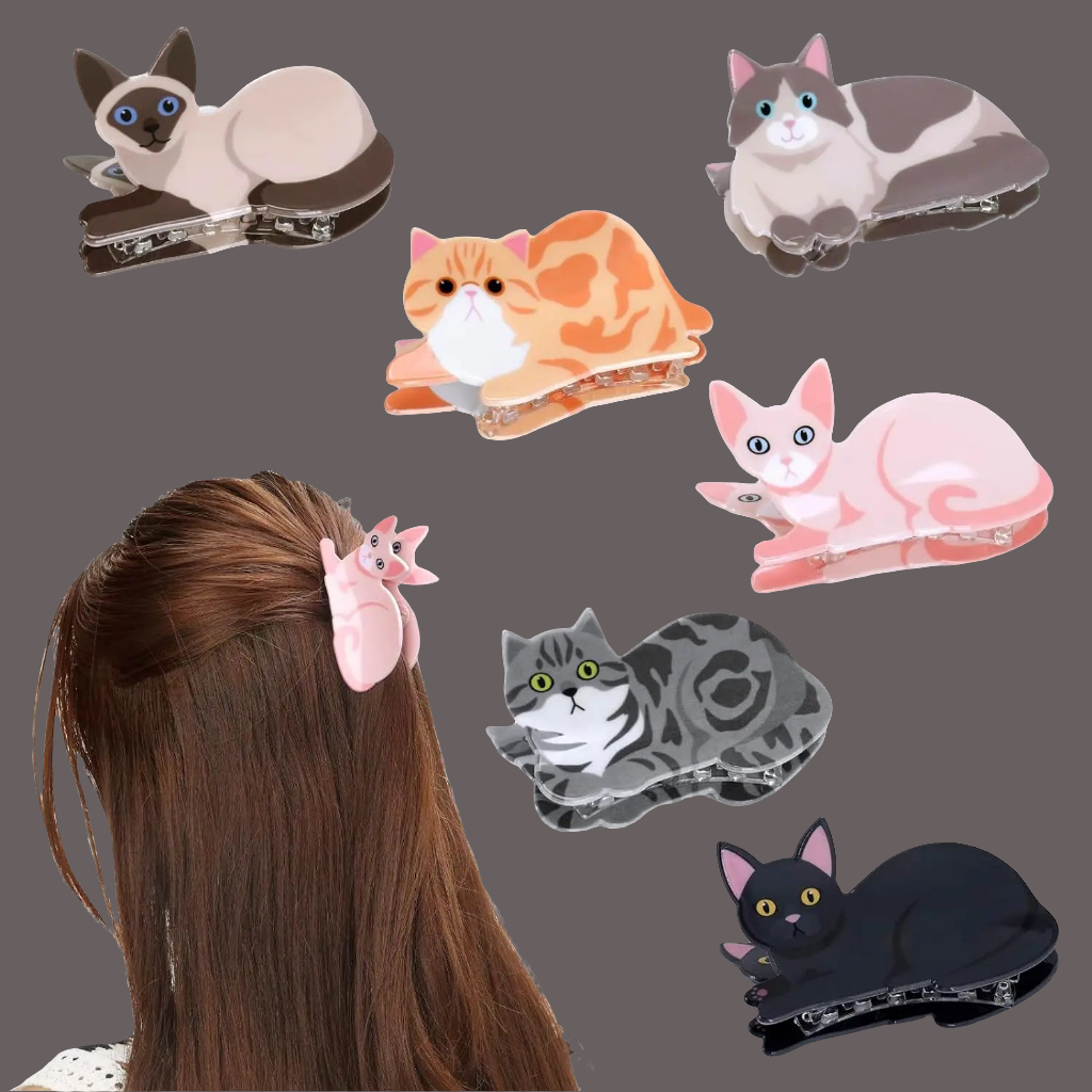 Cat Hairclips