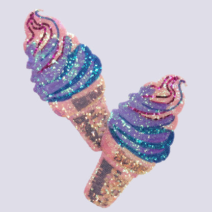 Icecream Iron on Patches (2 Piece)