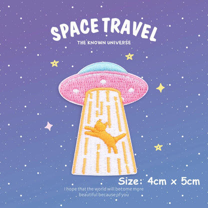 Choose from Space Travel Iron-on Patches