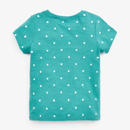 Girls' Cotton Short Sleeve Bees T-Shirt