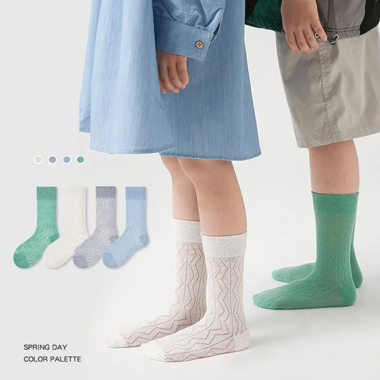 4 Pack Mid Calf Socks