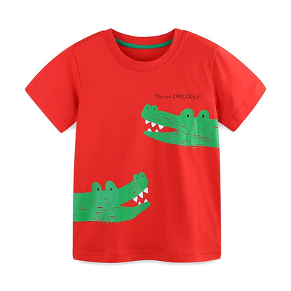 Snappy Crocodile Short Sleeve T Shirt + Shorts