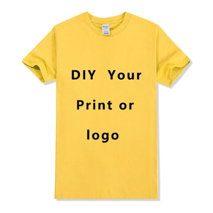 ADULT 100% Cotton Custom Logo T Shirt