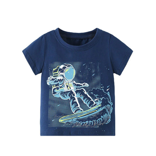 Astronaut walk off T shirt