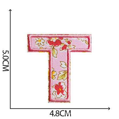 Alphabet Iron on Patches