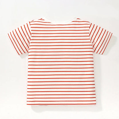 Crocodile Striped T Shirt