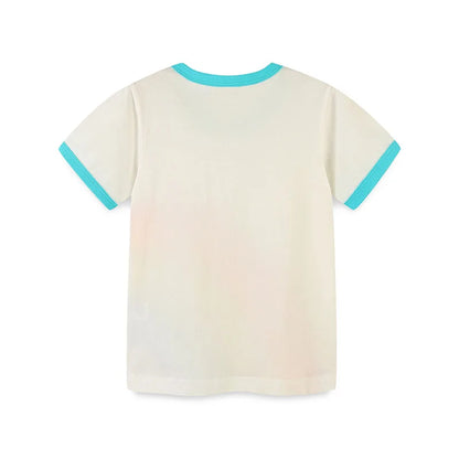 Rainbow Print Ringer T Shirt