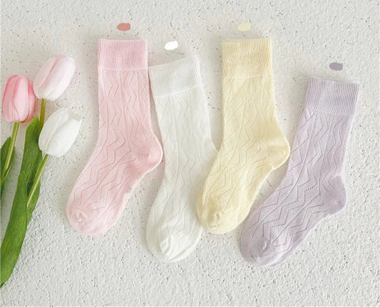 4 Pack Mid-Calf Socks