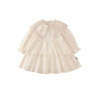 Girls Lace Collar Princess Dress