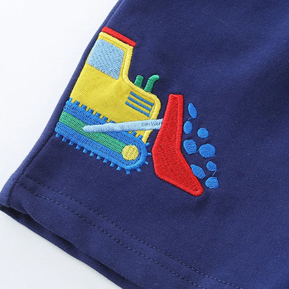 Shorts with Applique Digger patches