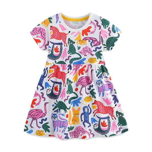 Jungle Short Sleeve Dress