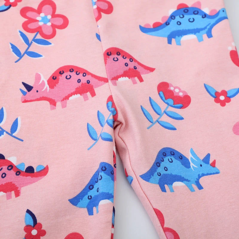 Girls Dinosaur Leggings