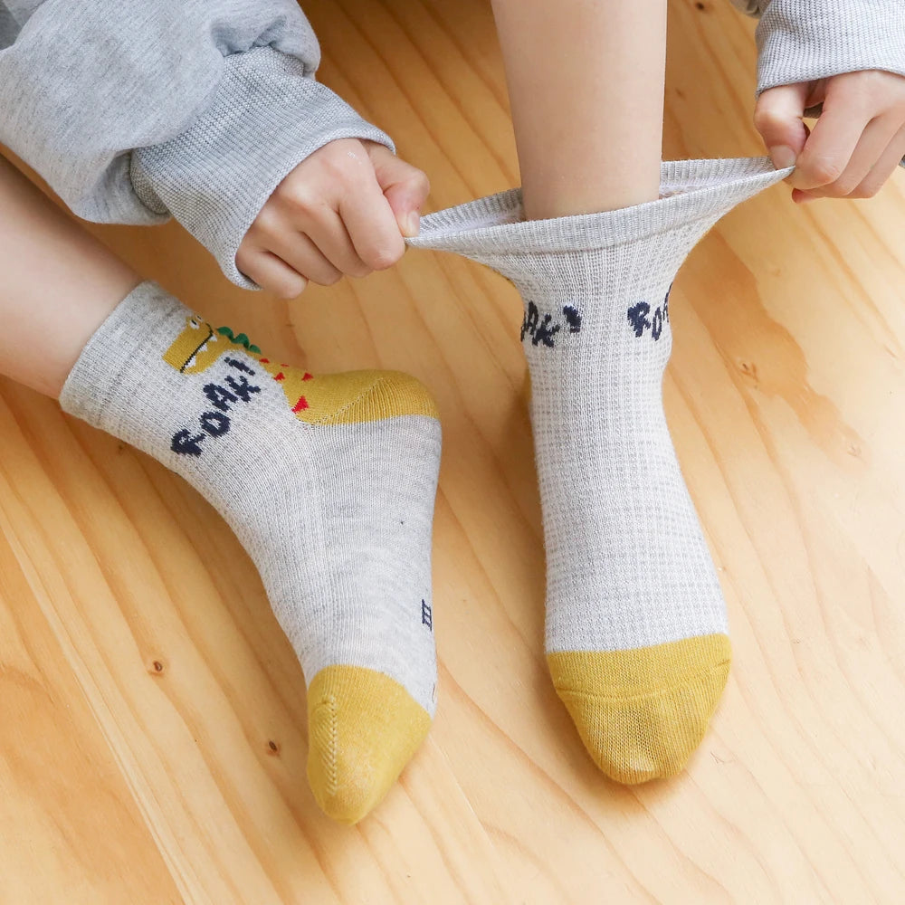 5 Pack Dinosaur Ankle Sock