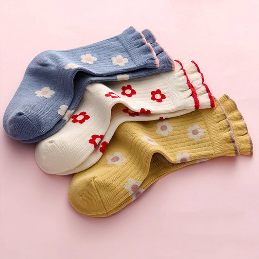 5 Pack Socks - Floral pops