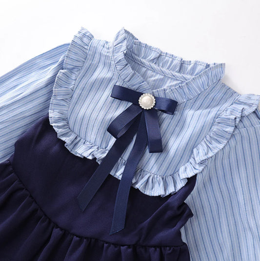 Girl Yoke Frill Dress